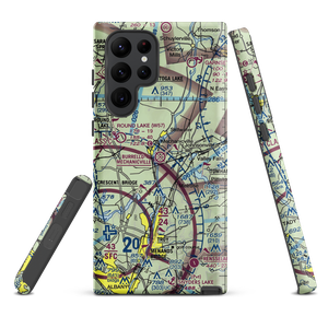 Burrello-Mechanicville Airport (K27) VFR Sectional Samsung Phone Case