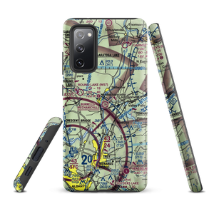 Burrello-Mechanicville Airport (K27) VFR Sectional Samsung Phone Case