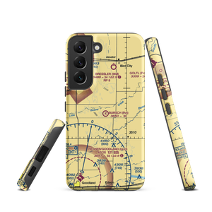 Bursch Private Airport (4KS8) VFR Sectional Samsung Phone Case