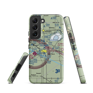 Button Airport (SN67) VFR Sectional Samsung Phone Case