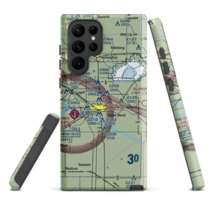 Button Airport (SN67) VFR Sectional Samsung Phone Case