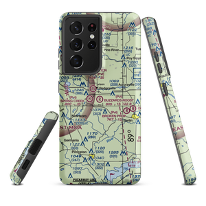Buzzards Roost Airport (1WI7) VFR Sectional Samsung Phone Case