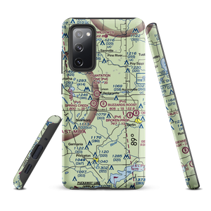 Buzzards Roost Airport (1WI7) VFR Sectional Samsung Phone Case