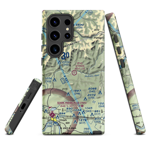 Byrd's Backcountry Airstrip (51AR) VFR Sectional Samsung Phone Case