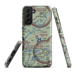 C & W Milliron Flying Field (PN13) VFR Sectional Samsung Phone Case