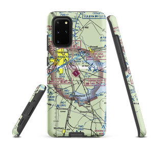 C David Campbell Field Corsicana Municipal Airport (CRS) VFR Sectional Samsung Phone Case