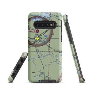 C Lazy T Ranch Airport (TS20) VFR Sectional Samsung Phone Case