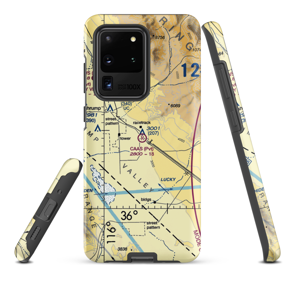 Caas Airport (NV98) VFR Sectional Samsung Phone Case Samsung Galaxy S20 Ultra model shown