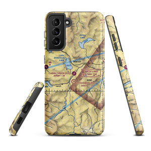 Cabin Creek Landing Airport (97MT) VFR Sectional Samsung Phone Case