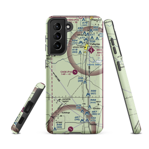 Cage Ranch Airport (7TE2) VFR Sectional Samsung Phone Case