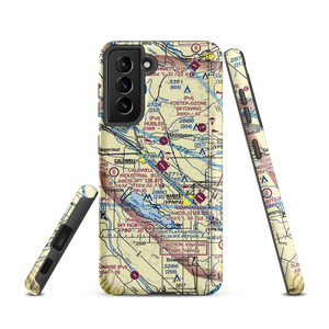 Caldwell Industrial Airport (EUL) VFR Sectional Samsung Phone Case