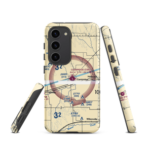 Cambridge Municipal Airport (CSB) VFR Sectional Samsung Phone Case