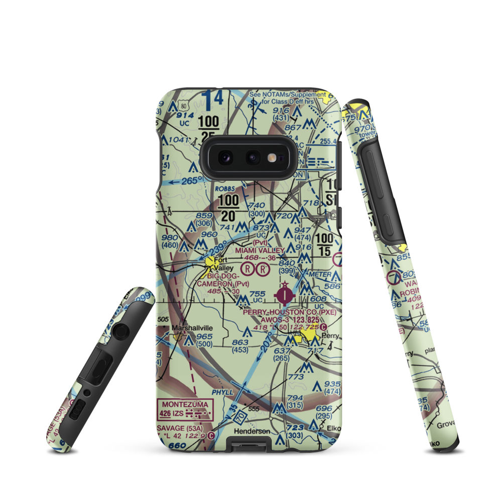 Cameron Field (GA81) VFR Sectional Samsung Phone Case Samsung Galaxy S10 Plus model shown