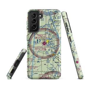 Camilla Mitchell County Airport (CXU) VFR Sectional Samsung Phone Case