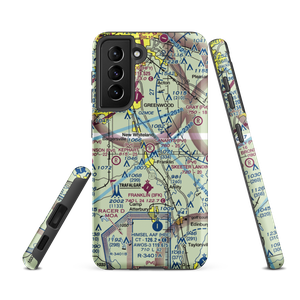Canary's Airport (20IN) VFR Sectional Samsung Phone Case