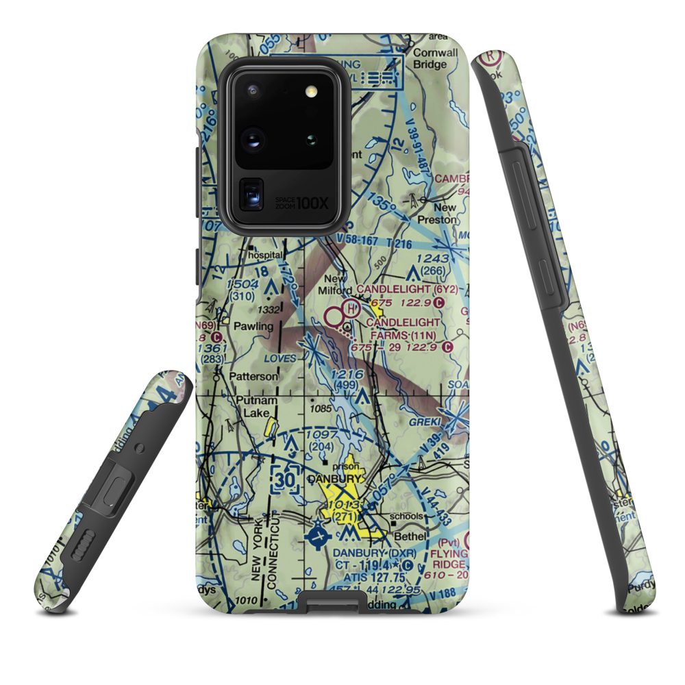 Candlelight Farms Airport (11N) VFR Sectional Samsung Phone Case Samsung Galaxy S20 Ultra model shown