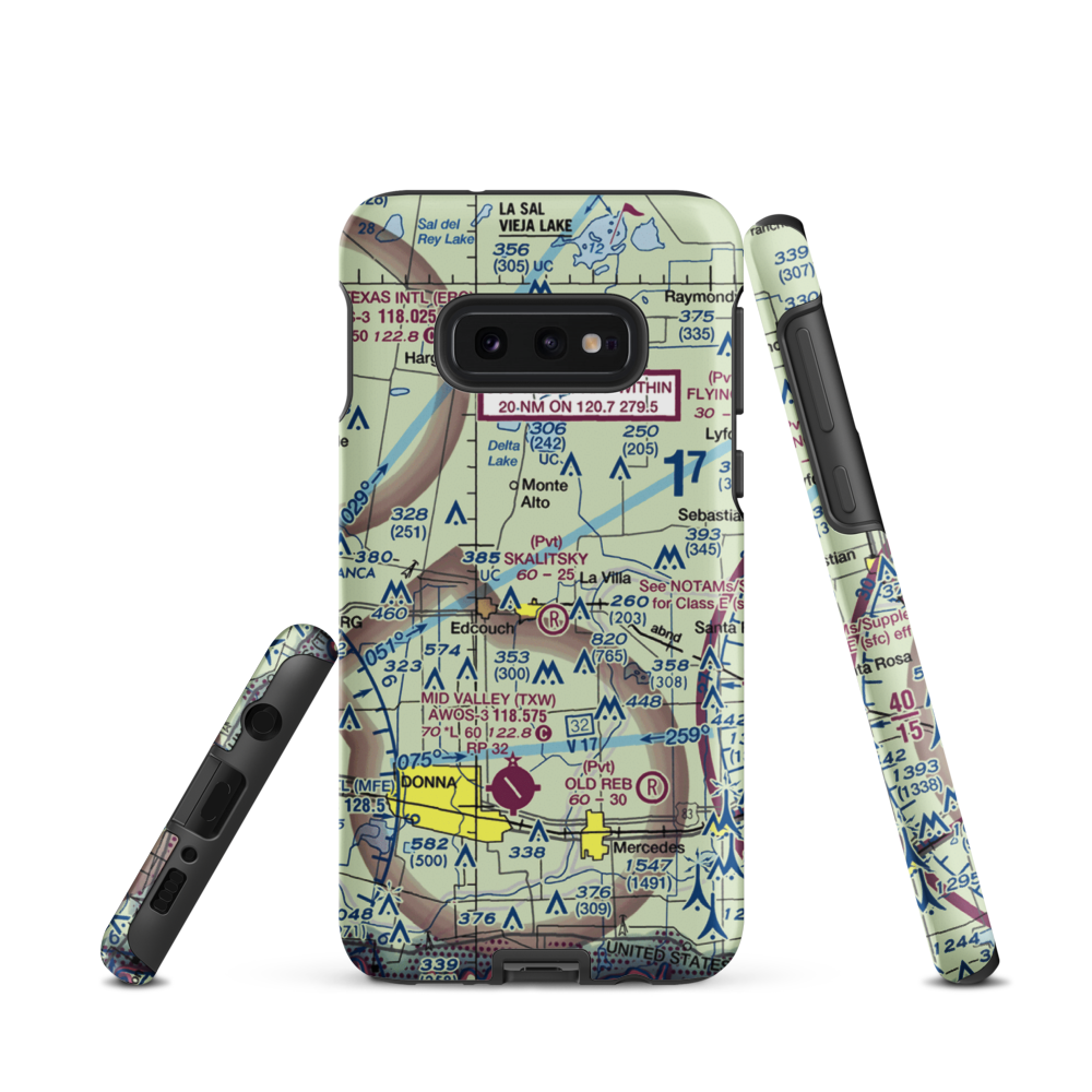 Cannon Aviation Airport (6XS5) VFR Sectional Samsung Phone Case Samsung Galaxy S10e model shown