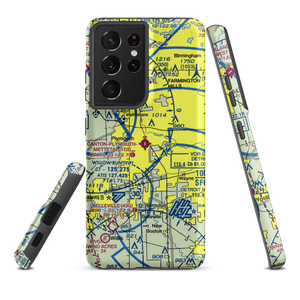 Canton-Plymouth-Mettetal Airport (1D2) VFR Sectional Samsung Phone Case