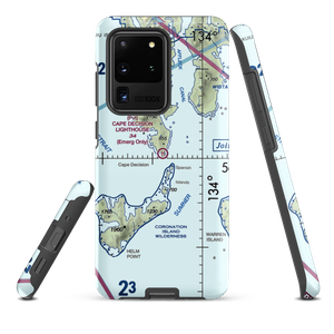 Cape Decision C. G. Heliport (CDE) VFR Sectional Samsung Phone Case