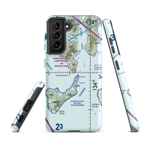 Cape Decision C. G. Heliport (CDE) VFR Sectional Samsung Phone Case