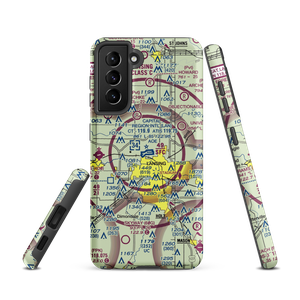 Capital City Airport (LAN) VFR Sectional Samsung Phone Case