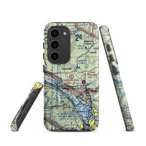 Carhart Farms Airport (4WI8) VFR Sectional Samsung Phone Case