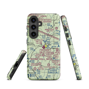 Carl Folsom Airport (14J) VFR Sectional Samsung Phone Case