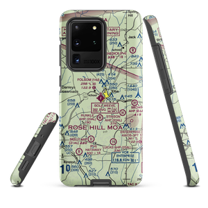 Carl Folsom Airport (14J) VFR Sectional Samsung Phone Case