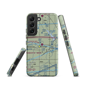 Carnegie Municipal Airport (86F) VFR Sectional Samsung Phone Case