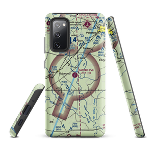 Carter Ranch Airport (89TS) VFR Sectional Samsung Phone Case