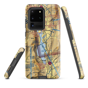 Cascade Reservoir Private Strip (US-0011) VFR Sectional Samsung Phone Case