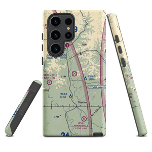 Casey Three Ranch Airport (XS62) VFR Sectional Samsung Phone Case