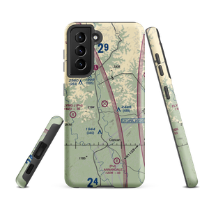 Casey Three Ranch Airport (XS62) VFR Sectional Samsung Phone Case