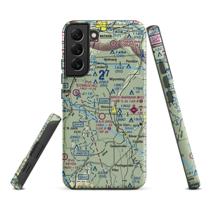 Casey's Airport (6NK1) VFR Sectional Samsung Phone Case