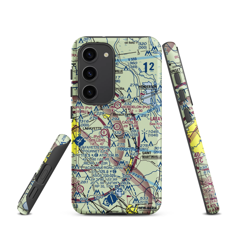 Castille Field (LA16) VFR Sectional Samsung Phone Case Samsung Galaxy S23 model shown