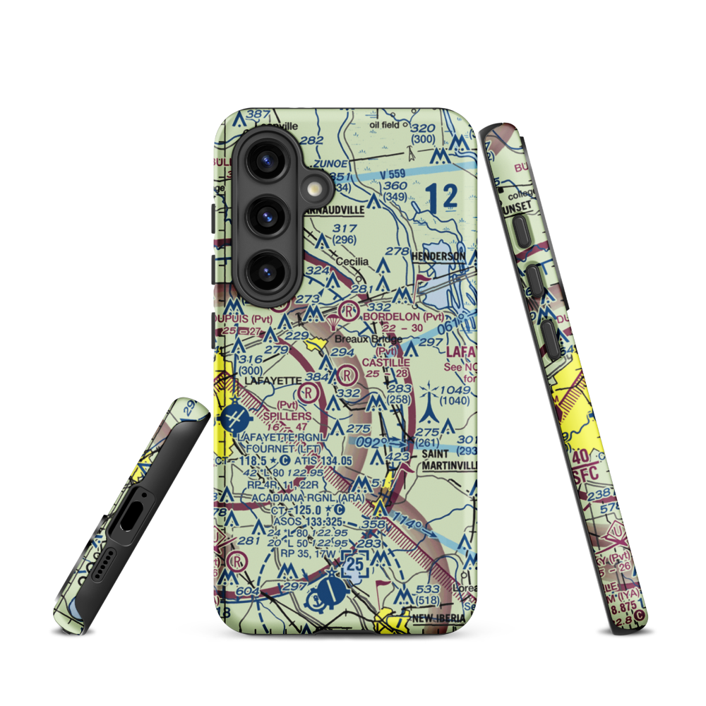 Castille Field (LA16) VFR Sectional Samsung Phone Case Samsung Galaxy S24 model shown
