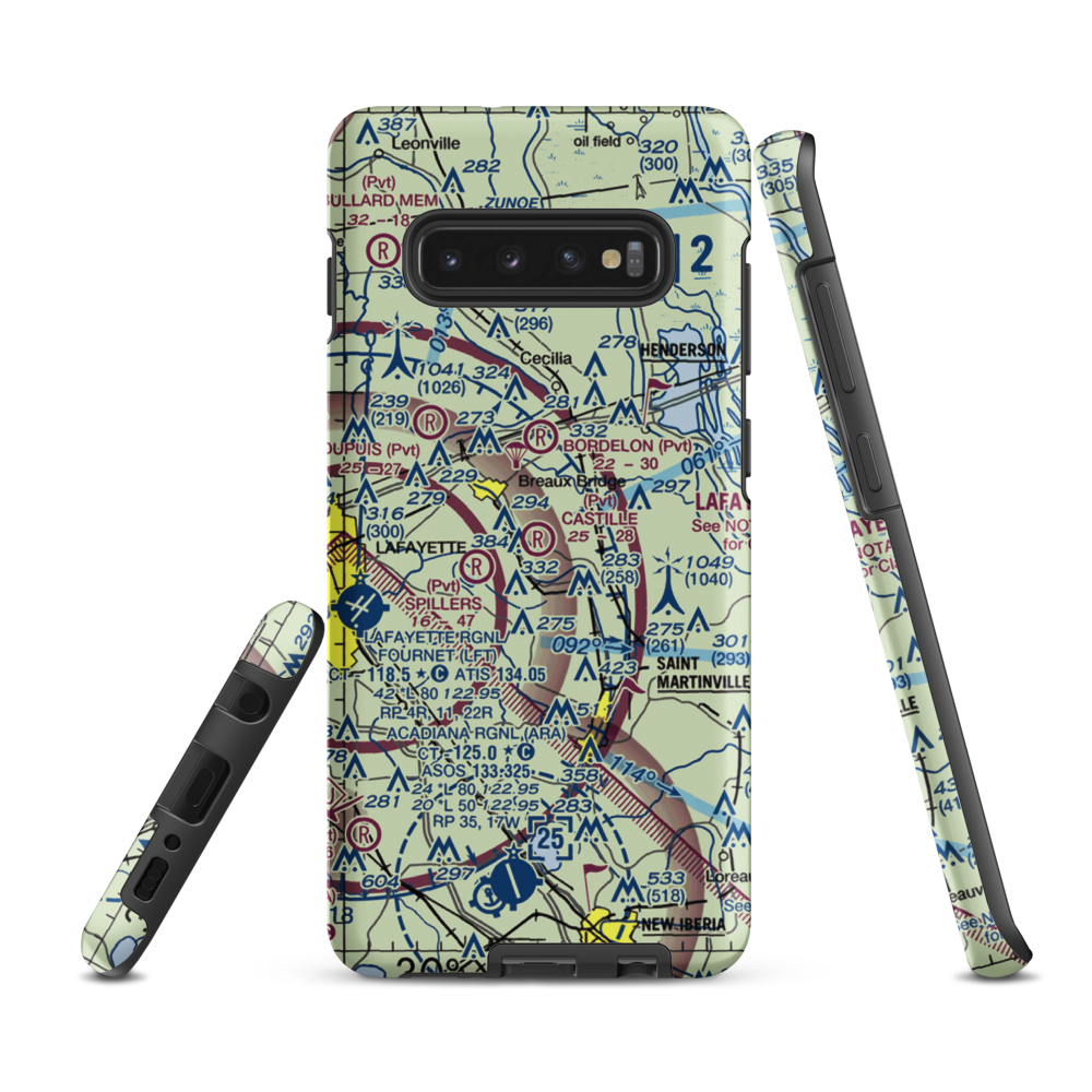 Castille Field (LA16) VFR Sectional Samsung Phone Case Samsung Galaxy S10 Plus model shown