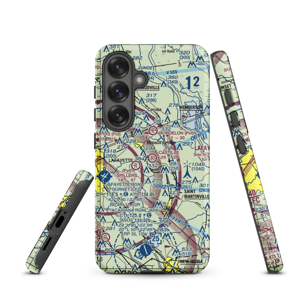 Castille Field (LA16) VFR Sectional Samsung Phone Case Samsung Galaxy S25 model shown