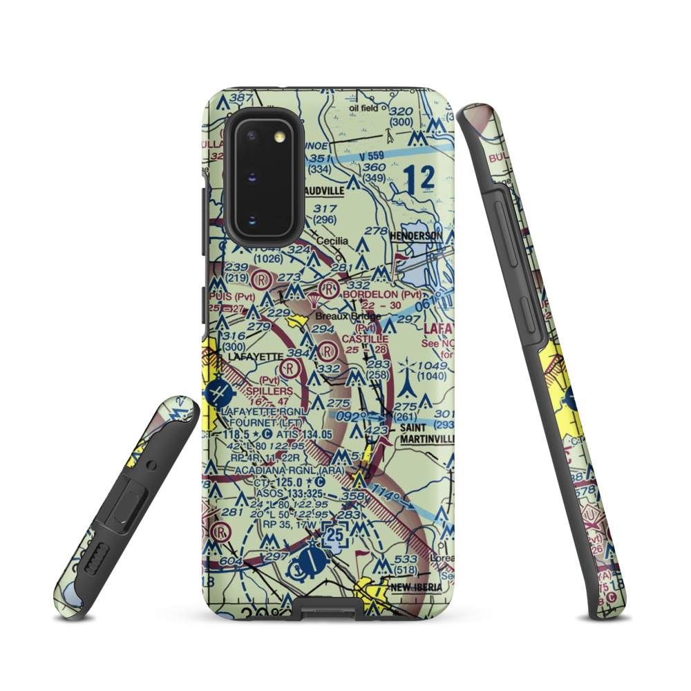 Castille Field (LA16) VFR Sectional Samsung Phone Case Samsung Galaxy S20 model shown