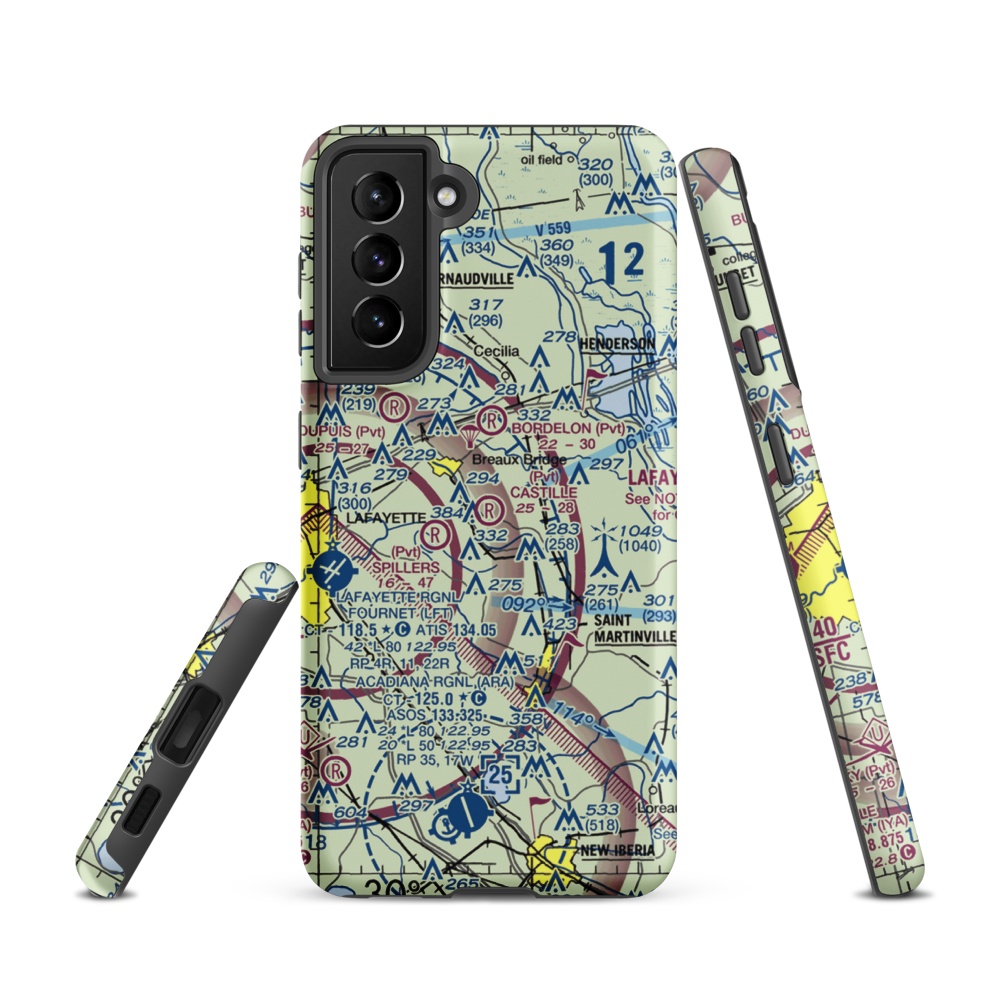 Castille Field (LA16) VFR Sectional Samsung Phone Case Samsung Galaxy S21 model shown