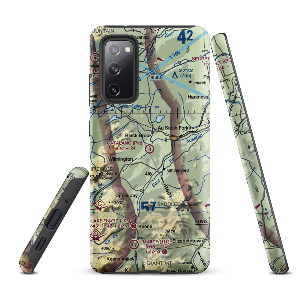 Catalano Airfield (1NK6) VFR Sectional Samsung Phone Case Samsung Galaxy S20 FE model shown