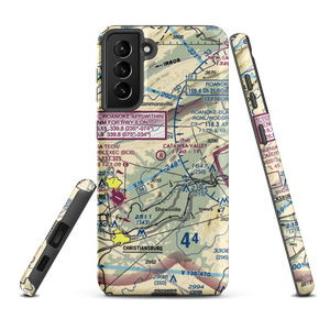 Catawba Valley Airport (VA10) VFR Sectional Samsung Phone Case