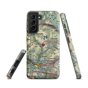 Cattaraugus County-Olean Airport (OLE) VFR Sectional Samsung Phone Case