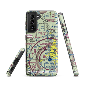 Cedarville Airport (MI18) VFR Sectional Samsung Phone Case