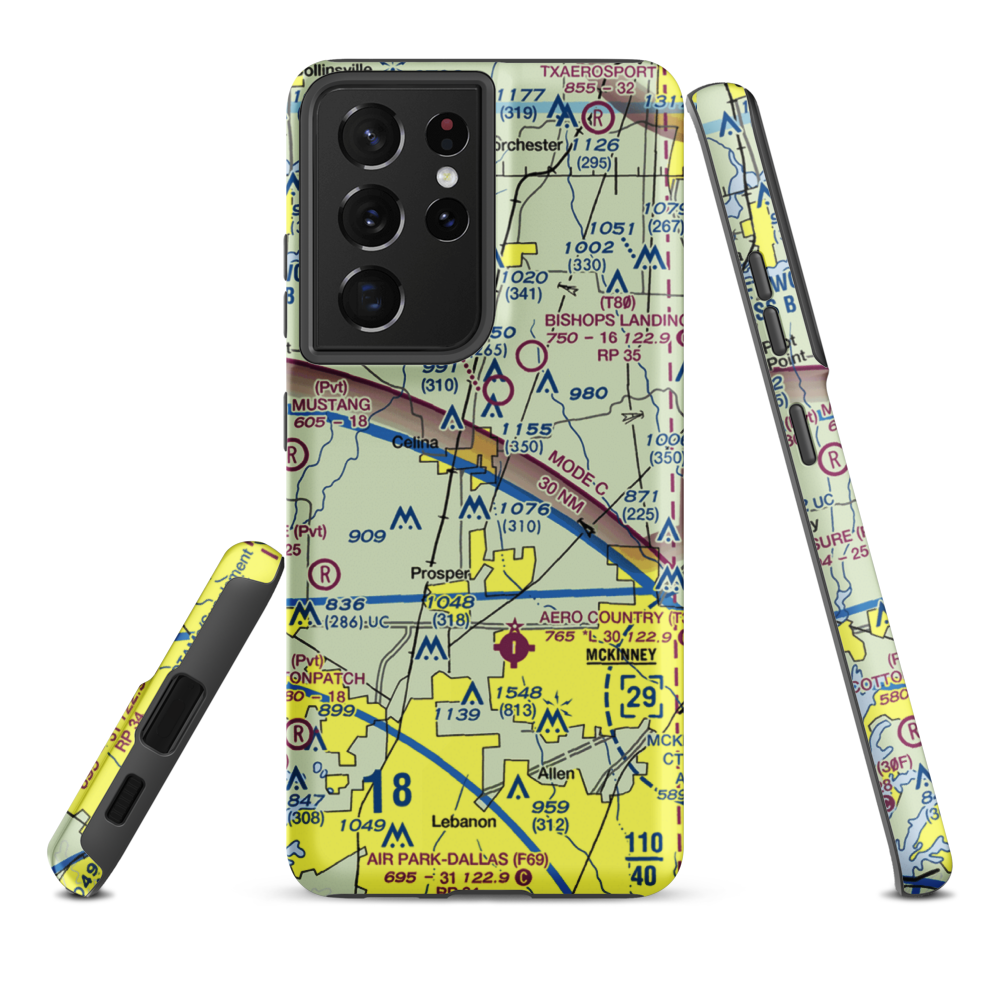 Celina Field (TS40) VFR Sectional Samsung Phone Case Samsung Galaxy S21 Plus model shown