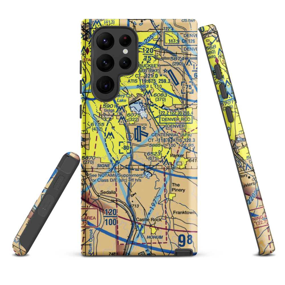 Kapa Vfr Sectional Chart On A Samsung Phone Case 3859