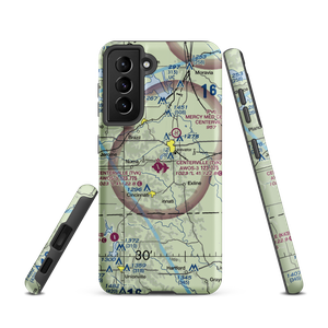 Centerville Municipal Airport (TVK) VFR Sectional Samsung Phone Case