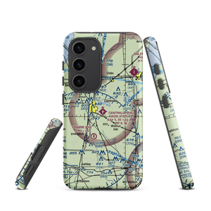 Centralia Municipal Airport (ENL) VFR Sectional Samsung Phone Case