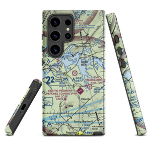 Centre Municipal Airport (C22) VFR Sectional Samsung Phone Case