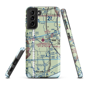 Chambers County Winnie Stowell Airport (T90) VFR Sectional Samsung Phone Case